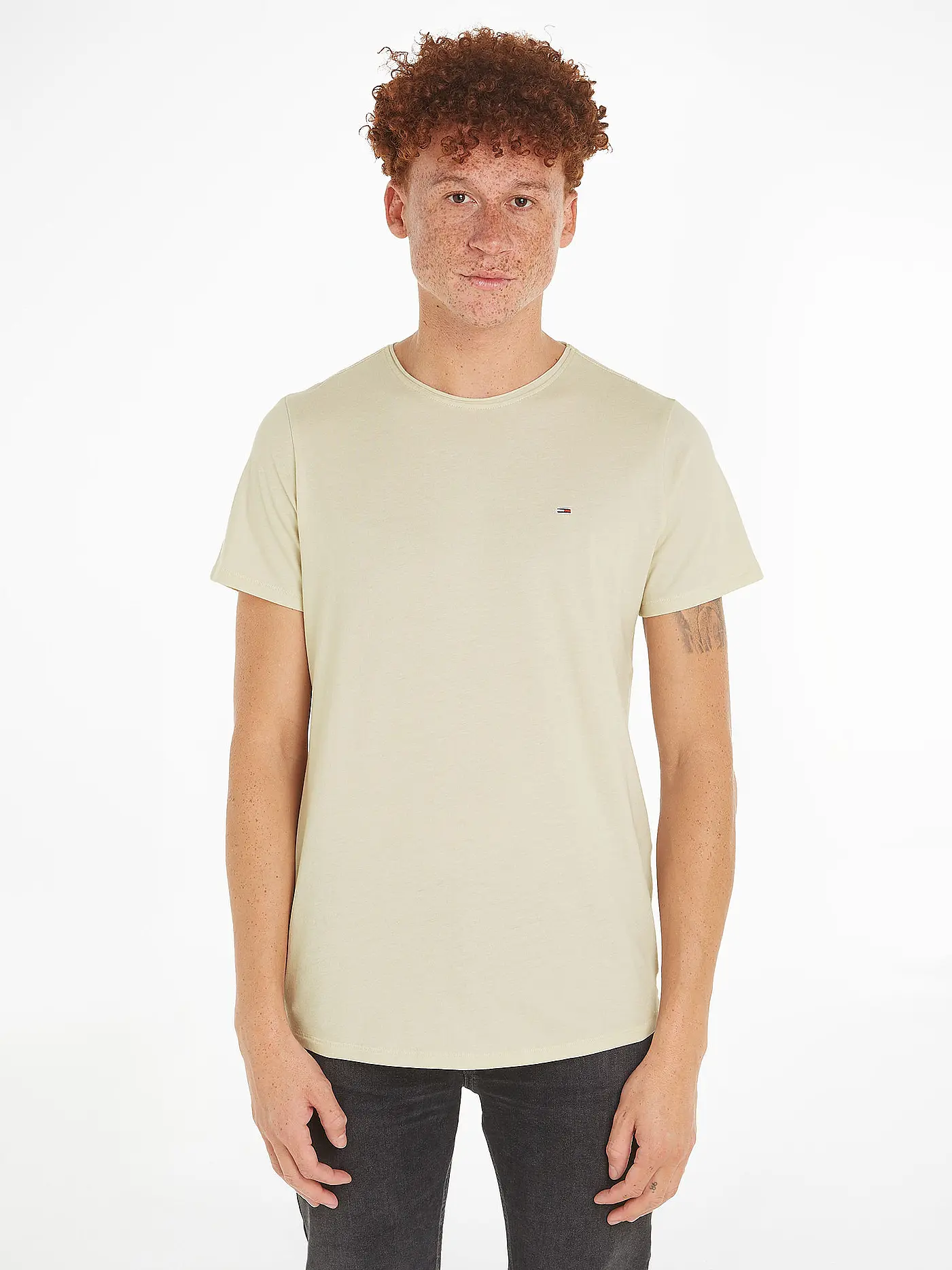 TOMMY JEANS | T-Shirt Slim Fit JASPER | beige